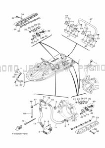 HULL & DECK pour Yamaha 2024 VX1050D-A