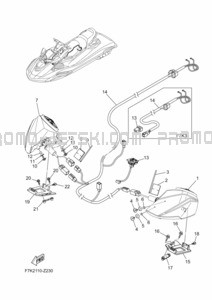 ELECTRICAL 4 pour Yamaha 2024 FX1900C