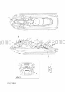 GRAPHICS pour Yamaha 2024 WaveRunner FX1900C