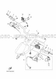 STEERING 1 pour Yamaha 2024 GP1800A-A