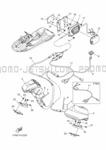 ELECTRICAL 4 pour Yamaha 2024 VX1900B-A