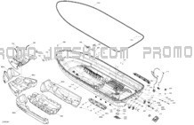 Body - Hull pour Seadoo 2023 GTI 130