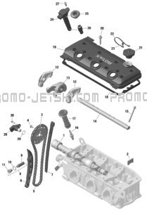 ROTAX - Valve Train pour Seadoo 2023 GTI SE 130