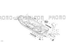 Body - Hull pour Seadoo 2023 GTX STD 300