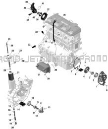 ROTAX - Engine Lubrication pour Seadoo 2023 GTX PRO 130