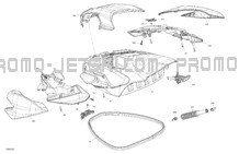 Body - Front Cover pour Seadoo 2023 RXP X 300