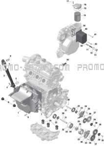 ROTAX - Engine Lubrication pour Seadoo 2023 SPARK 60