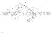 Engine - Exhaust pour Seadoo 2023 SPARK 60