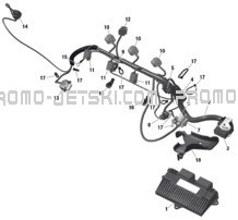 ROTAX - Engine Harness And Electronic Module pour Seadoo 2023 SPARK 90 - 2UP