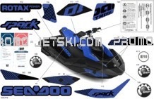 Body - Decals pour Seadoo 2023 SPARK TRIXX - 3UP