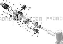 ROTAX - iDF Gearbox pour Seadoo 2023 WAKE 170