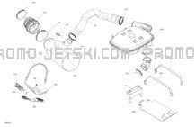 Engine - Exhaust pour Seadoo 2023 WAKE 170