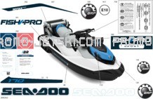 Body - Decals pour Seadoo 2023 FISH PRO SPORT 170