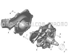 ROTAX - Supercharger pour Seadoo 2024 GTR 300 - 34RB - X package - Eclipse Black