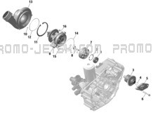 ROTAX - Supercharger pour Seadoo 2024 RXP-X 325 - 21RF - X package - Fiery Red Metallic - Audio