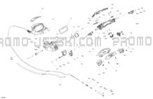 Mechanic - Steering pour Seadoo 2024 RXT X 325 - 10RD - X package - Ice Metal - Audio