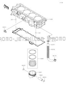 Cylinder Piston(s) pour Kawasaki 2021 JET SKI® STX®160