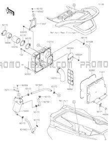 Intake Silencer pour Kawasaki 2021 JET SKI® STX®160