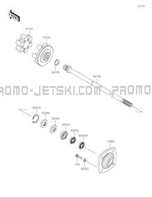 Drive Shaft pour Kawasaki 2021 JET SKI® STX®160LX