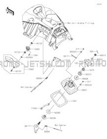 Handle Pole pour Kawasaki 2021 JET SKI® STX®160LX