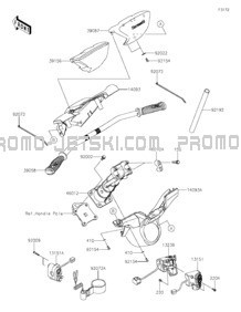 Handlebar pour Kawasaki 2021 JET SKI® STX®160LX