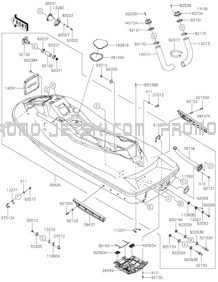 Hull pour Kawasaki 2021 JET SKI® STX®160LX