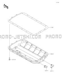 Oil Pan pour Kawasaki 2021 JET SKI® STX®160LX