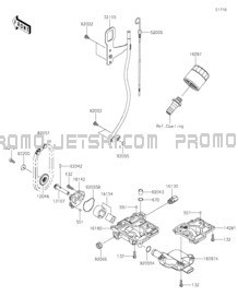 Oil Pump pour Kawasaki 2021 JET SKI® STX®160LX