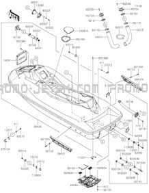 Hull pour Kawasaki 2021 JET SKI® STX®160X