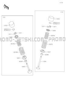 Valve(s) pour Kawasaki 2021 JET SKI® STX®160X