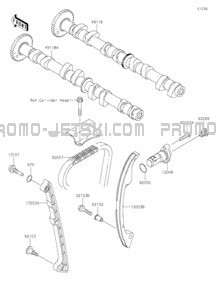 Camshaft(s) Tensioner pour Kawasaki 2021 JET SKI® SX-R