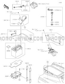 Electrical Equipment pour Kawasaki 2021 JET SKI® SX-R