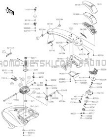 Handle Pole pour Kawasaki 2021 JET SKI® SX-R