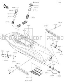 Hull pour Kawasaki 2021 JET SKI® SX-R