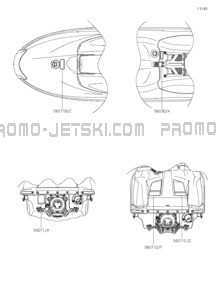 Labels pour Kawasaki 2021 JET SKI® SX-R