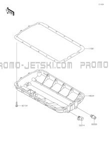 Oil Pan pour Kawasaki 2021 JET SKI® SX-R