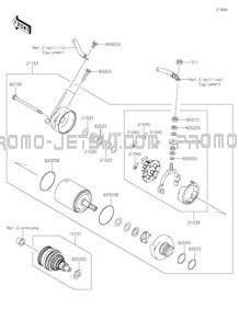 Starter Motor pour Kawasaki 2021 JET SKI® SX-R