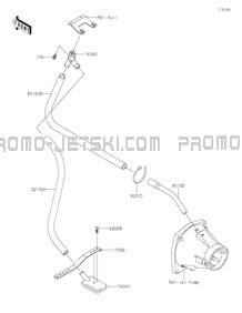 Bilge System pour Kawasaki 2021 JET SKI® ULTRA® 310LX