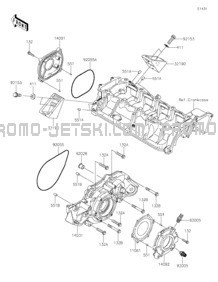 Engine Cover(s) pour Kawasaki 2021 JET SKI® ULTRA® 310LX