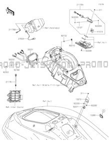 Meters pour Kawasaki 2021 JET SKI® ULTRA® 310LX