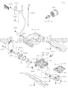 Oil Pump pour Kawasaki 2021 JET SKI® ULTRA® 310LX