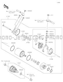 Starter Motor pour Kawasaki 2021 JET SKI® ULTRA® 310LX