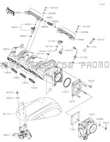 Throttle pour Kawasaki 2021 JET SKI® ULTRA® 310LX