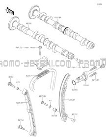 Camshaft(s) Tensioner pour Kawasaki 2021 JET SKI® ULTRA® 310R