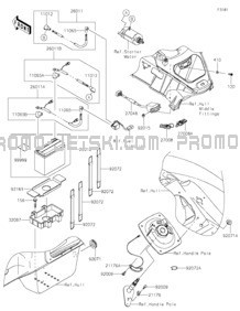 Electrical Equipment pour Kawasaki 2021 JET SKI® ULTRA® 310R