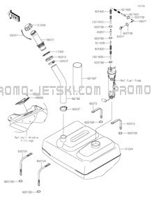 Fuel Tank pour Kawasaki 2021 JET SKI® ULTRA® 310R