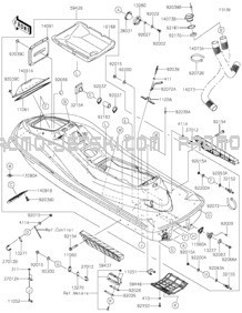 Hull pour Kawasaki 2021 JET SKI® ULTRA® 310R