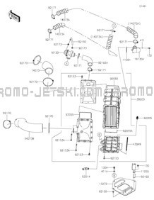 Inter Cooler pour Kawasaki 2021 JET SKI® ULTRA® 310R