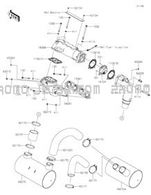 Muffler(s) pour Kawasaki 2021 JET SKI® ULTRA® 310R