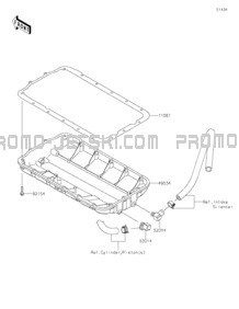 Oil Pan pour Kawasaki 2021 JET SKI® ULTRA® 310R